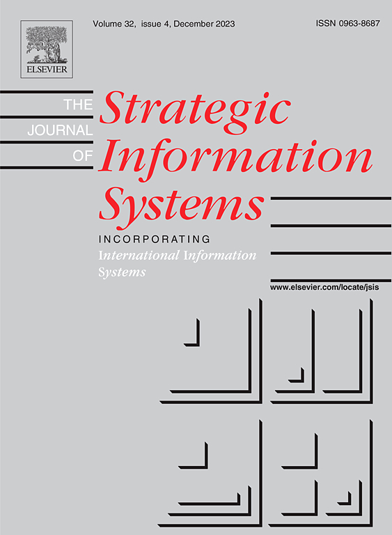 Go to journal home page - The Journal of Strategic Information Systems